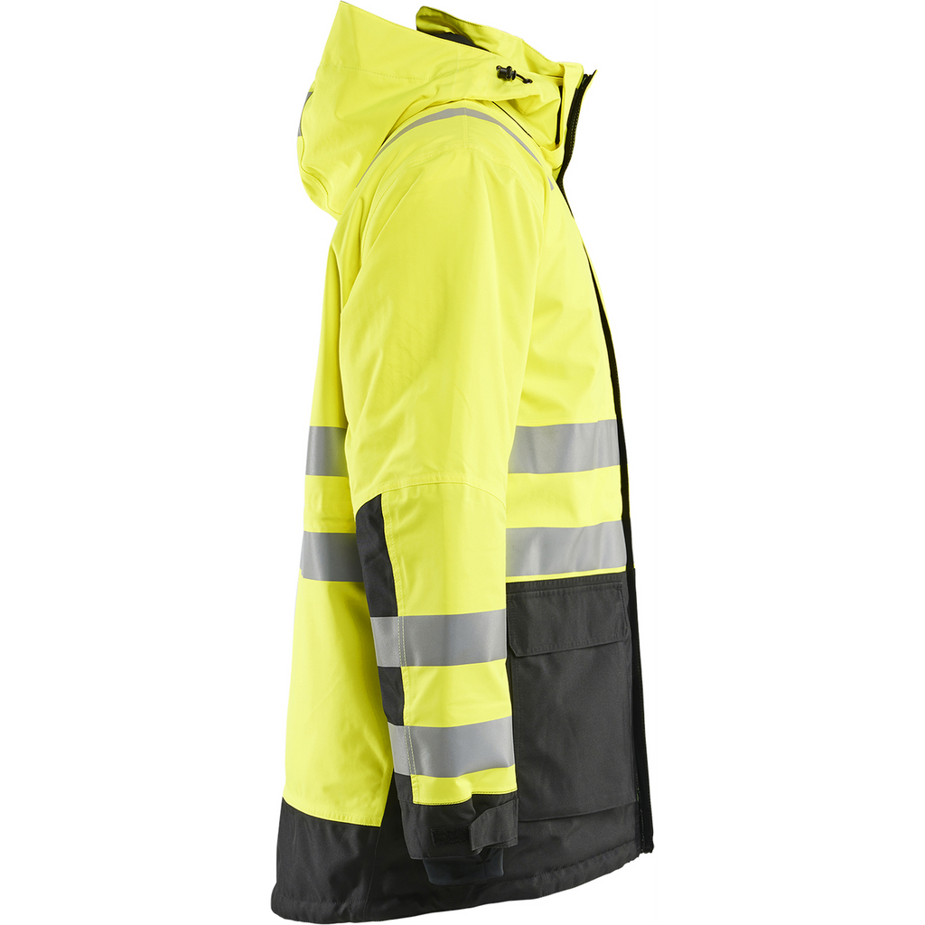 Blaklader High Vis Winter Parka, Yellow/Black (3)