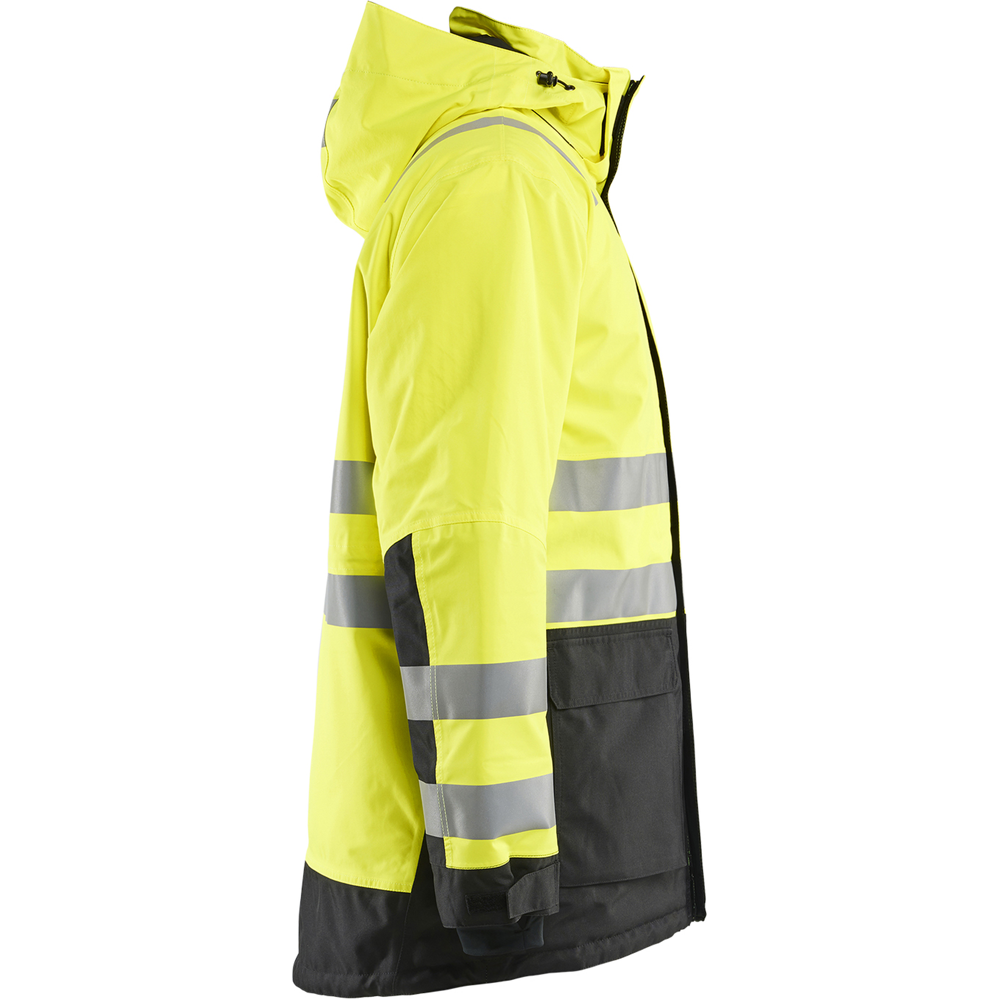 Blaklader High Vis Winter Parka, Yellow/Black (3)