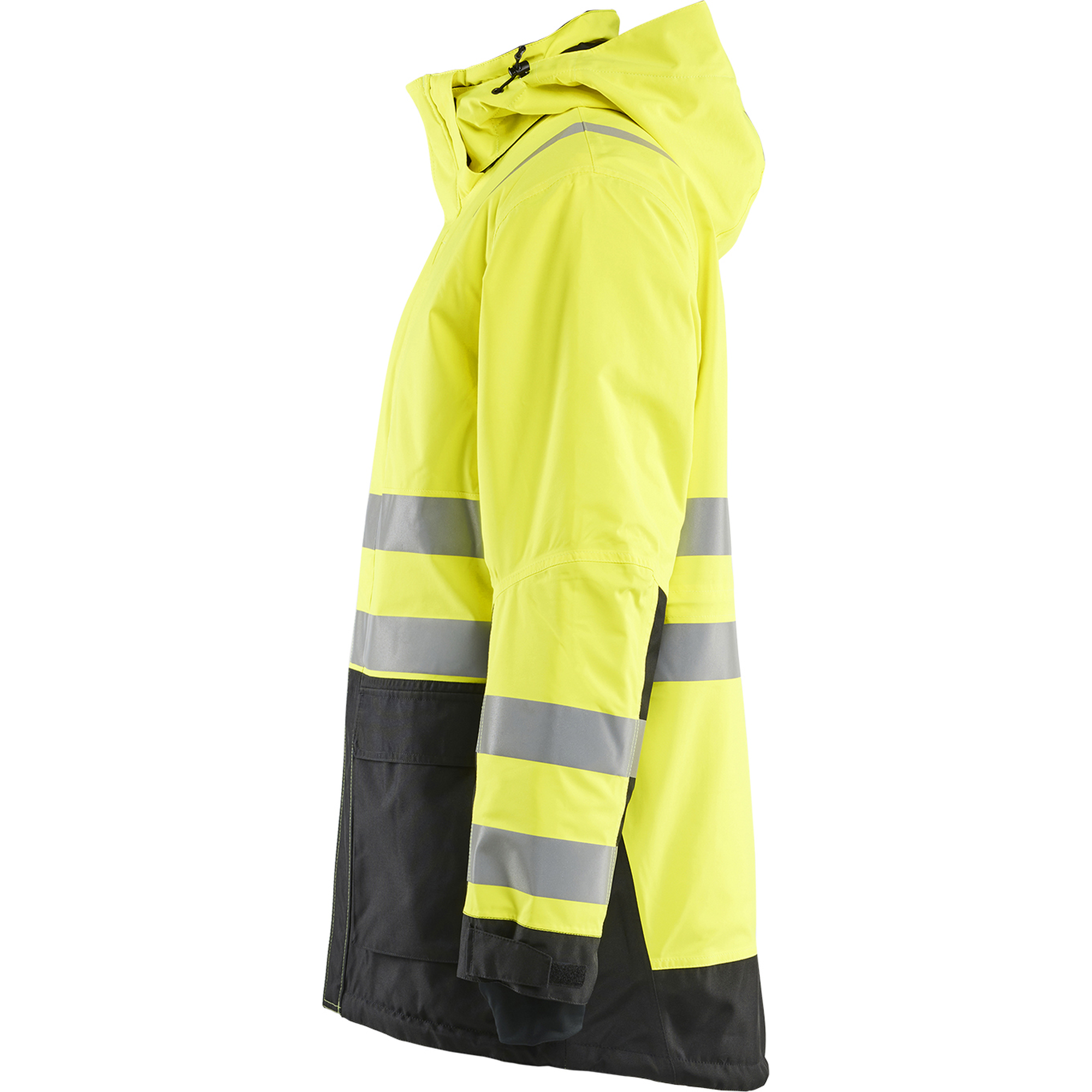 Blaklader High Vis Winter Parka, Yellow/Black (2)