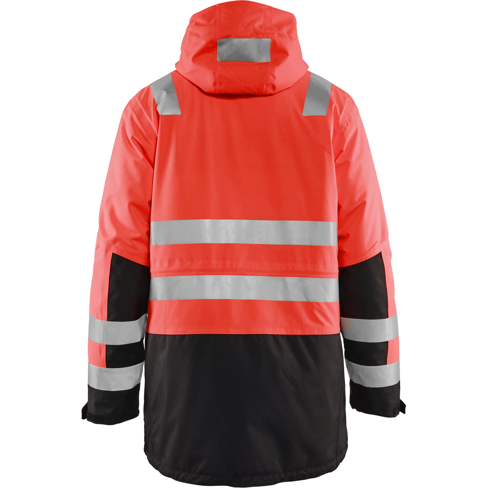 Blaklader High Vis Winter Parka, Red/Black (4)