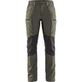 Blaklader Ladies Stretch Work Trousers, Army Green/Black