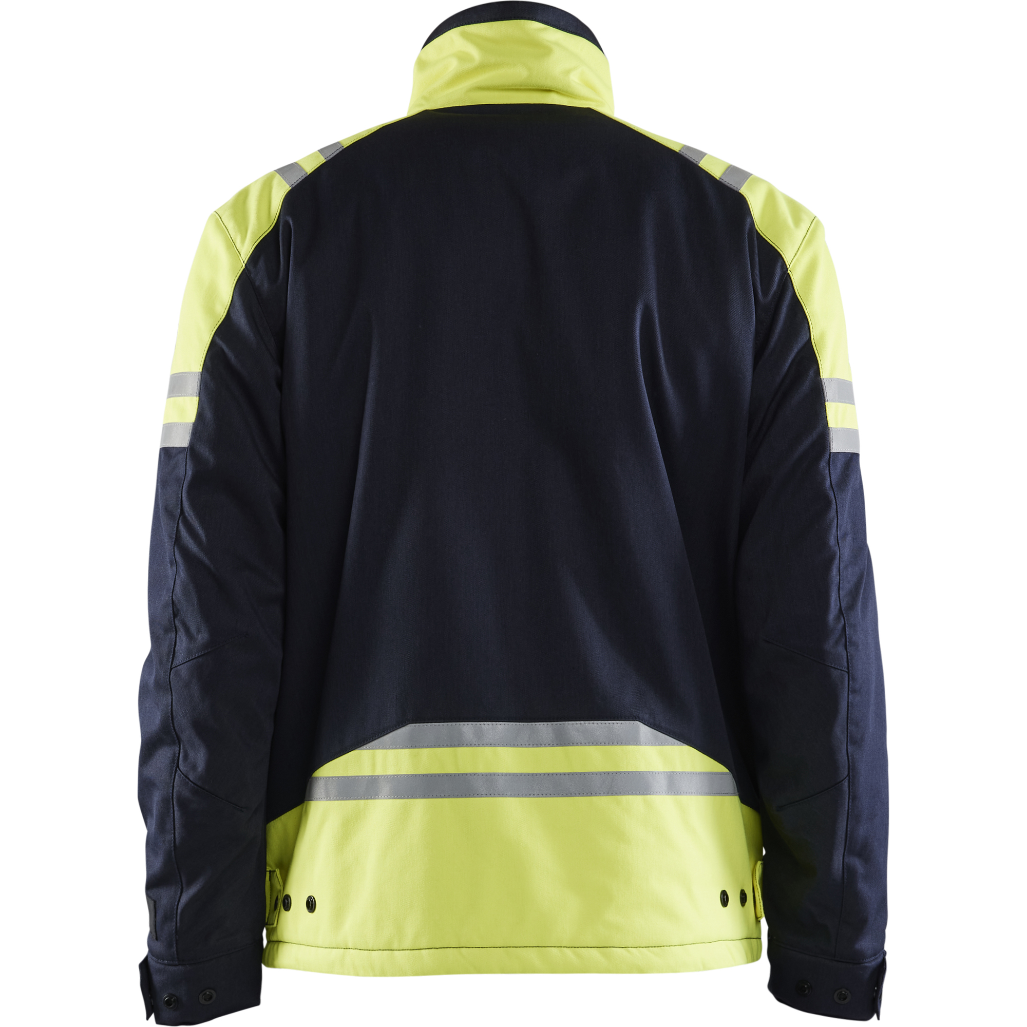 Blaklader Steel Winter Jacket, Navy/ Yellow (4)