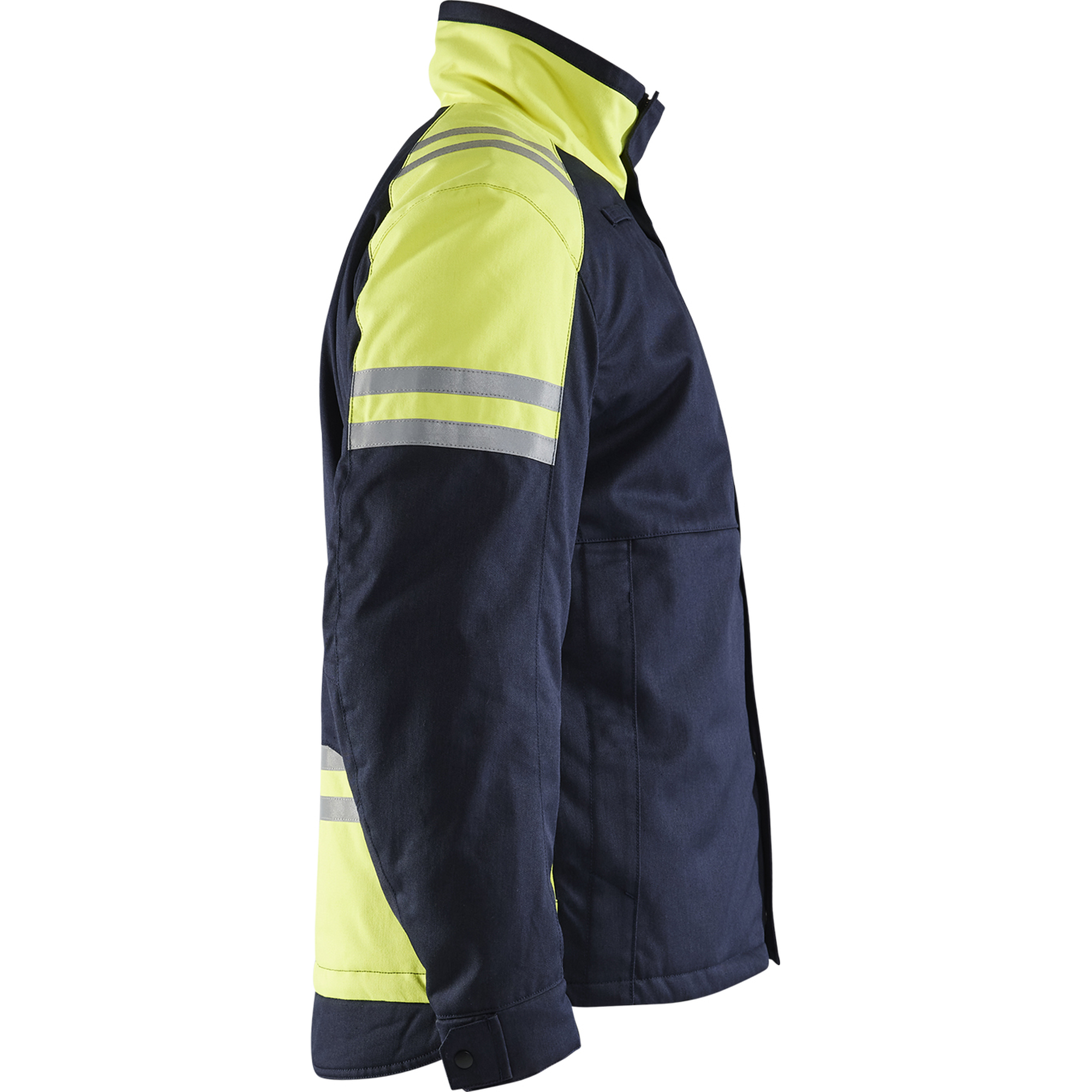 Blaklader Steel Winter Jacket, Navy/ Yellow (2)