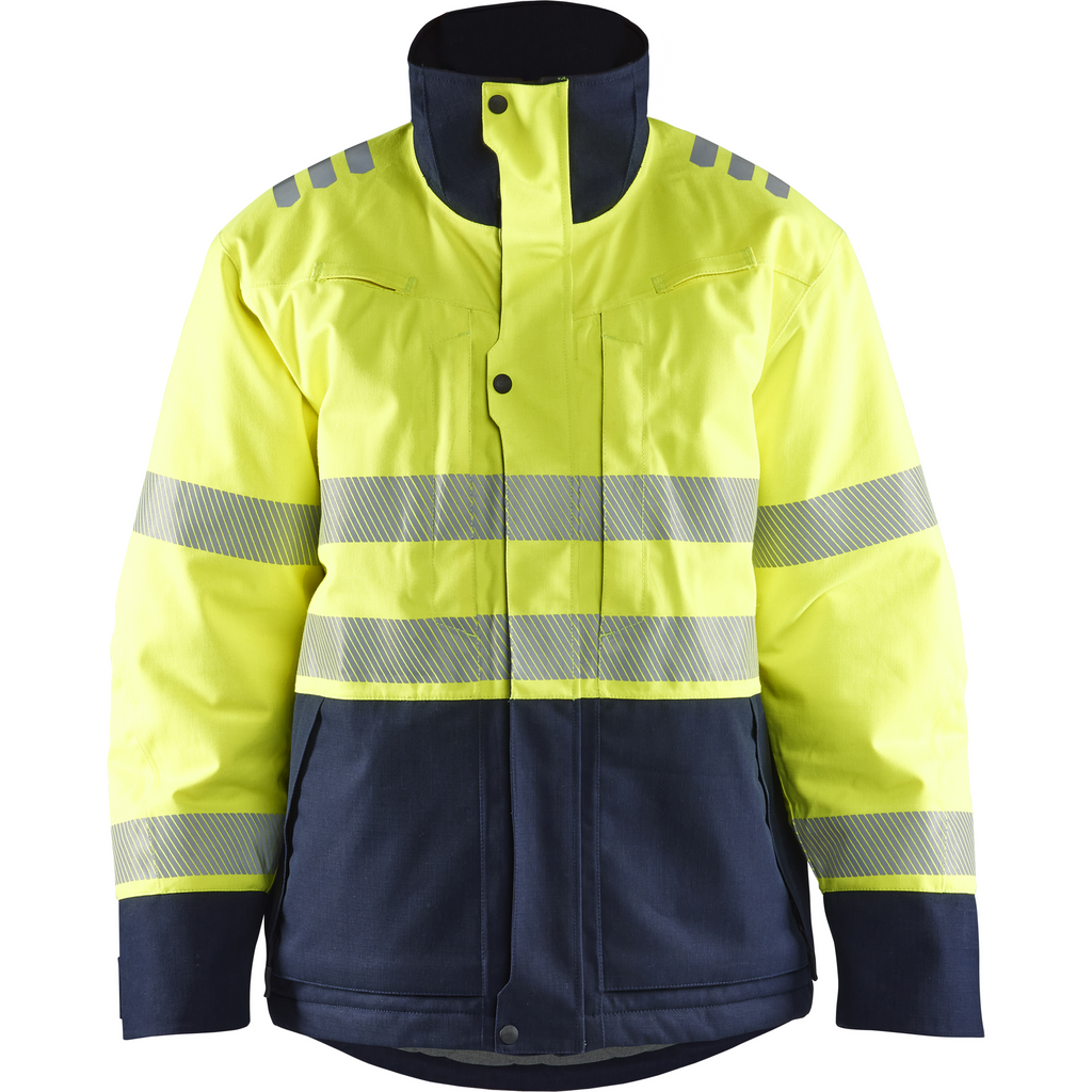 Blaklader Multinorm Winter Jacket, Yellow/Navy