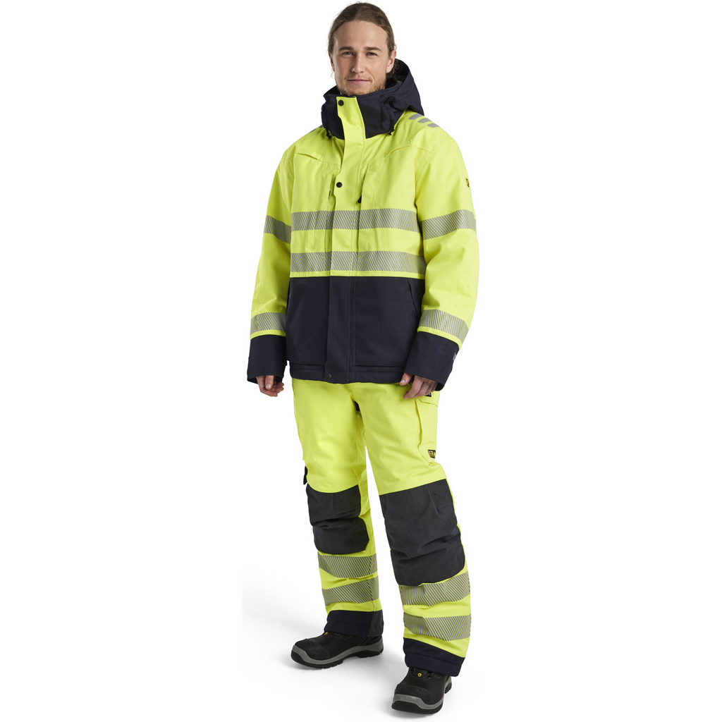 Blaklader Multinorm Winter Jacket, Yellow/Navy (5)