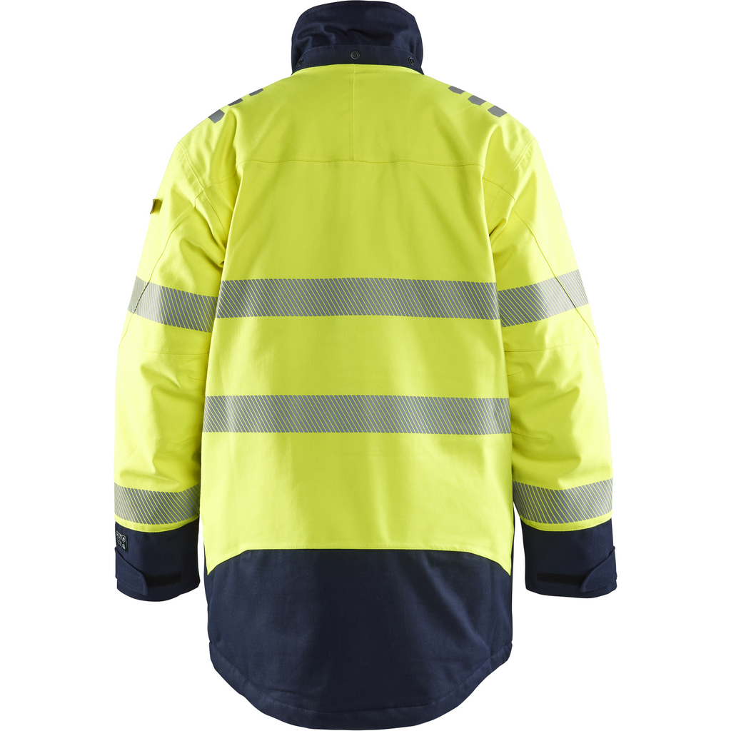 Blaklader Multinorm Winter Parka, Yellow/Navy (4)