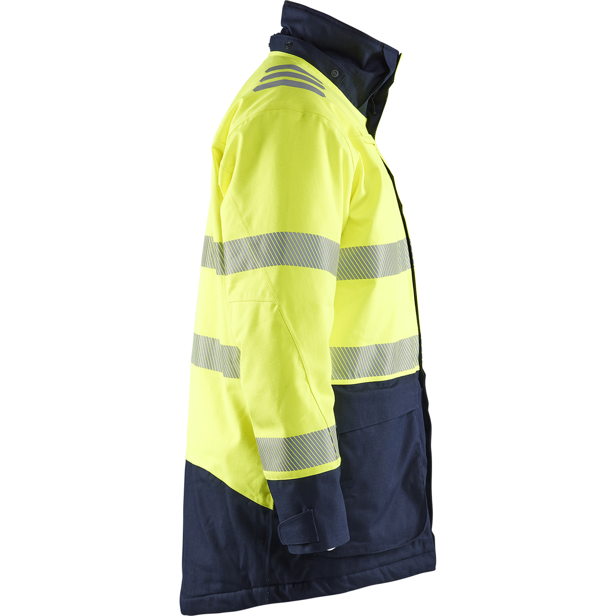Blaklader Multinorm Winter Parka, Yellow/Navy (2)