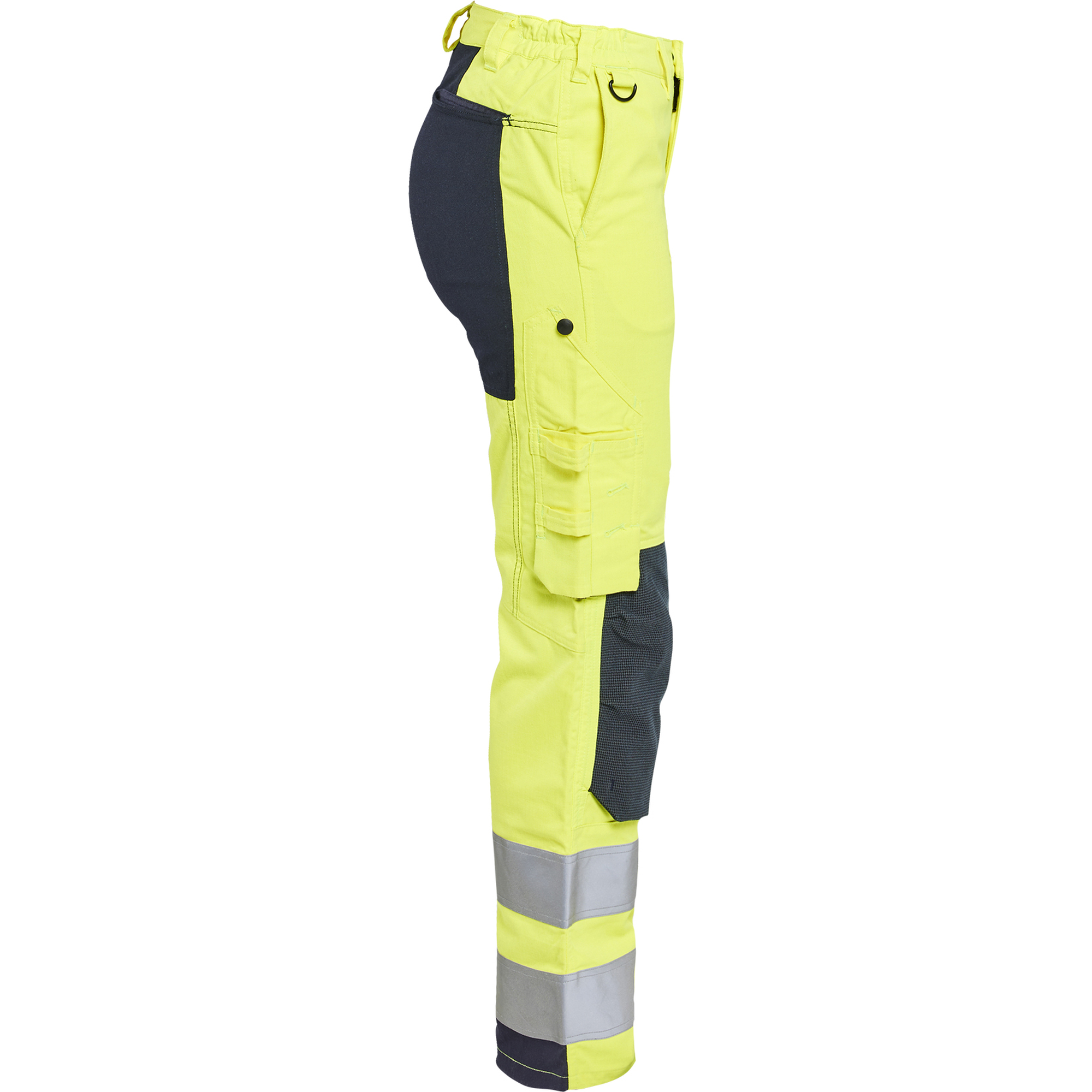 Blaklader Ladies Multi-Norm Stretch Work Trousers, Yellow/Navy (2)