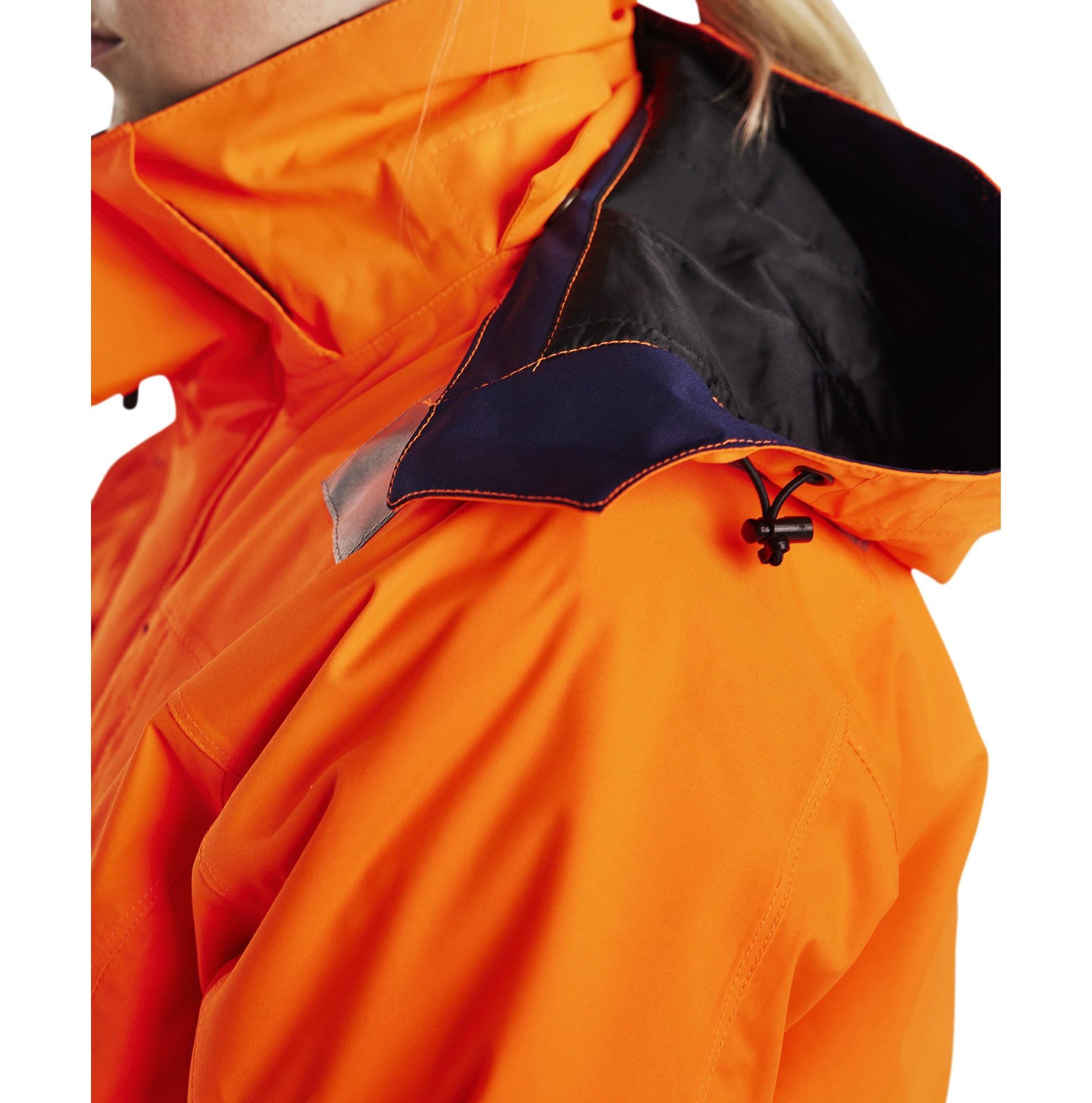Blaklader High Vis Ladies Winter Parka, Orange/Navy Blue (6)