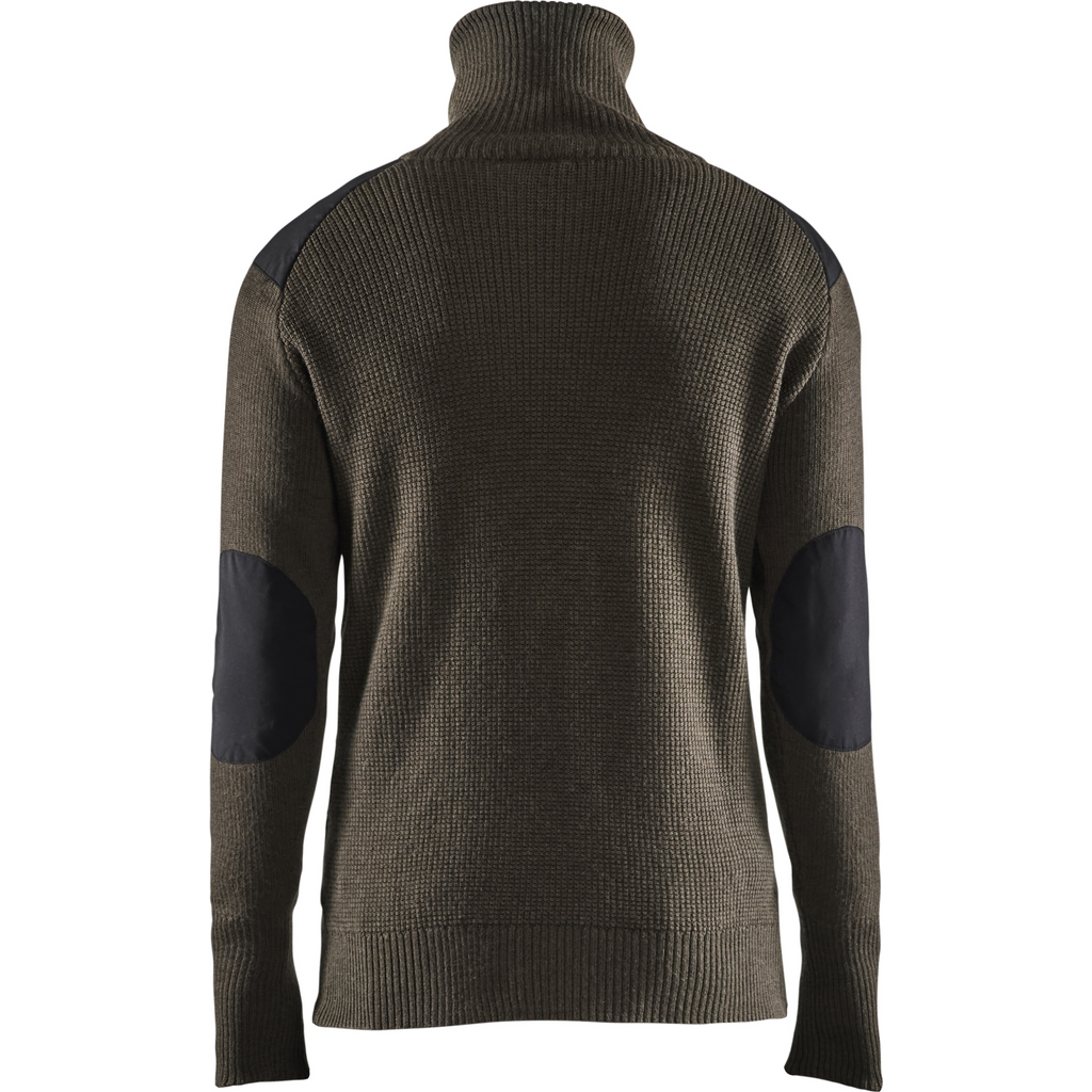 Blaklader Wool Sweatshirt, Dark Olive Green/Dark Grey (4)