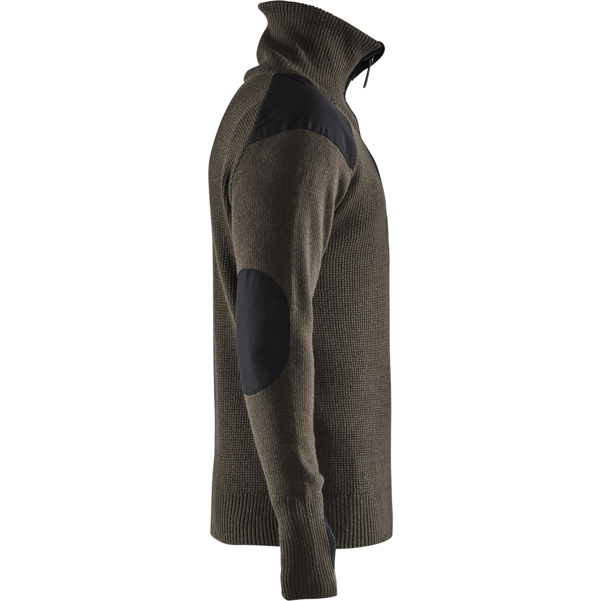 Blaklader Wool Sweatshirt, Dark Olive Green/Dark Grey (2)