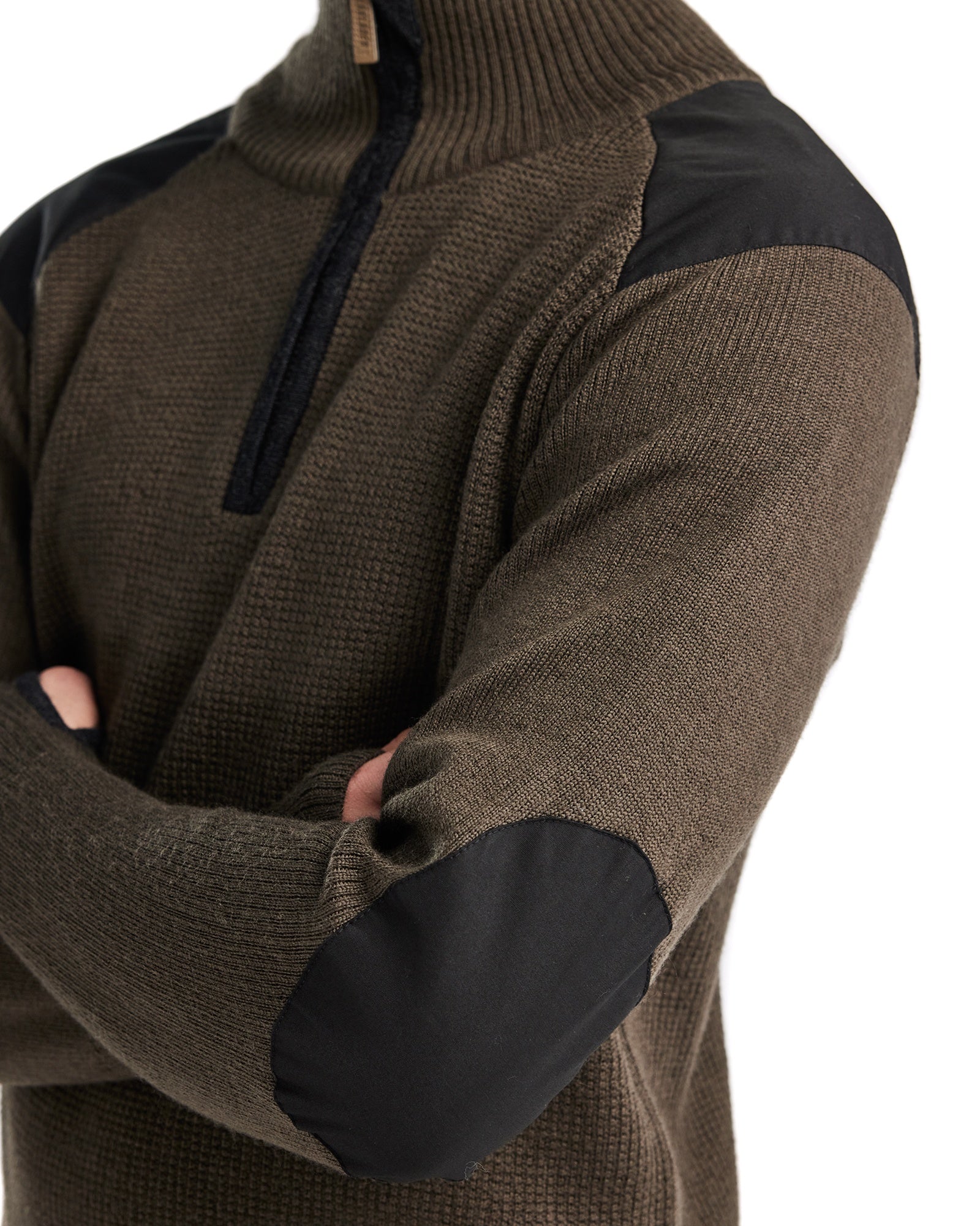 Blaklader Wool Sweatshirt, Dark Olive Green/Dark Grey (6)