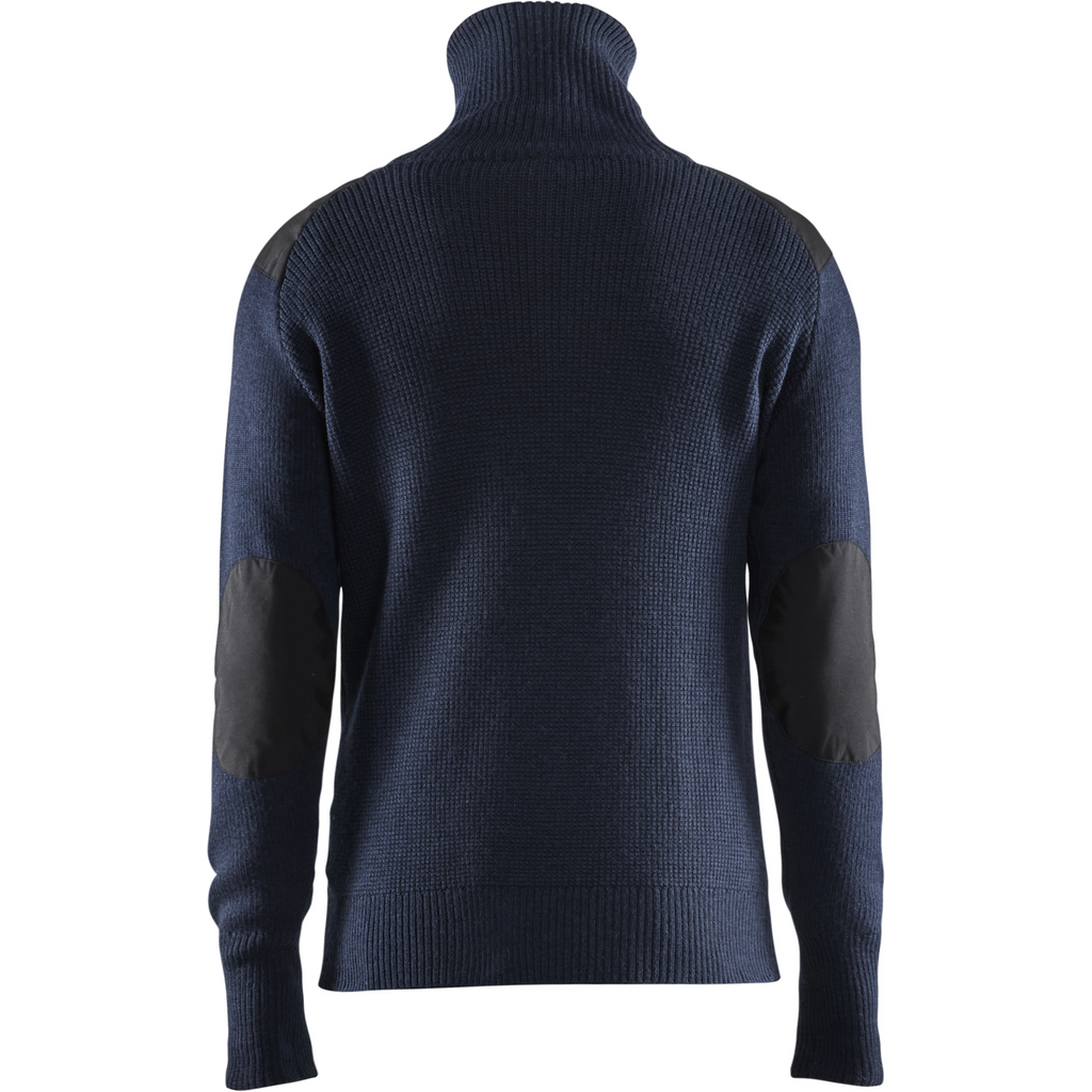 Blaklader Wool Sweatshirt, Dark Navy/Dark Grey (4)