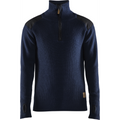 Blaklader Wool Sweatshirt, Dark Navy/Dark Grey