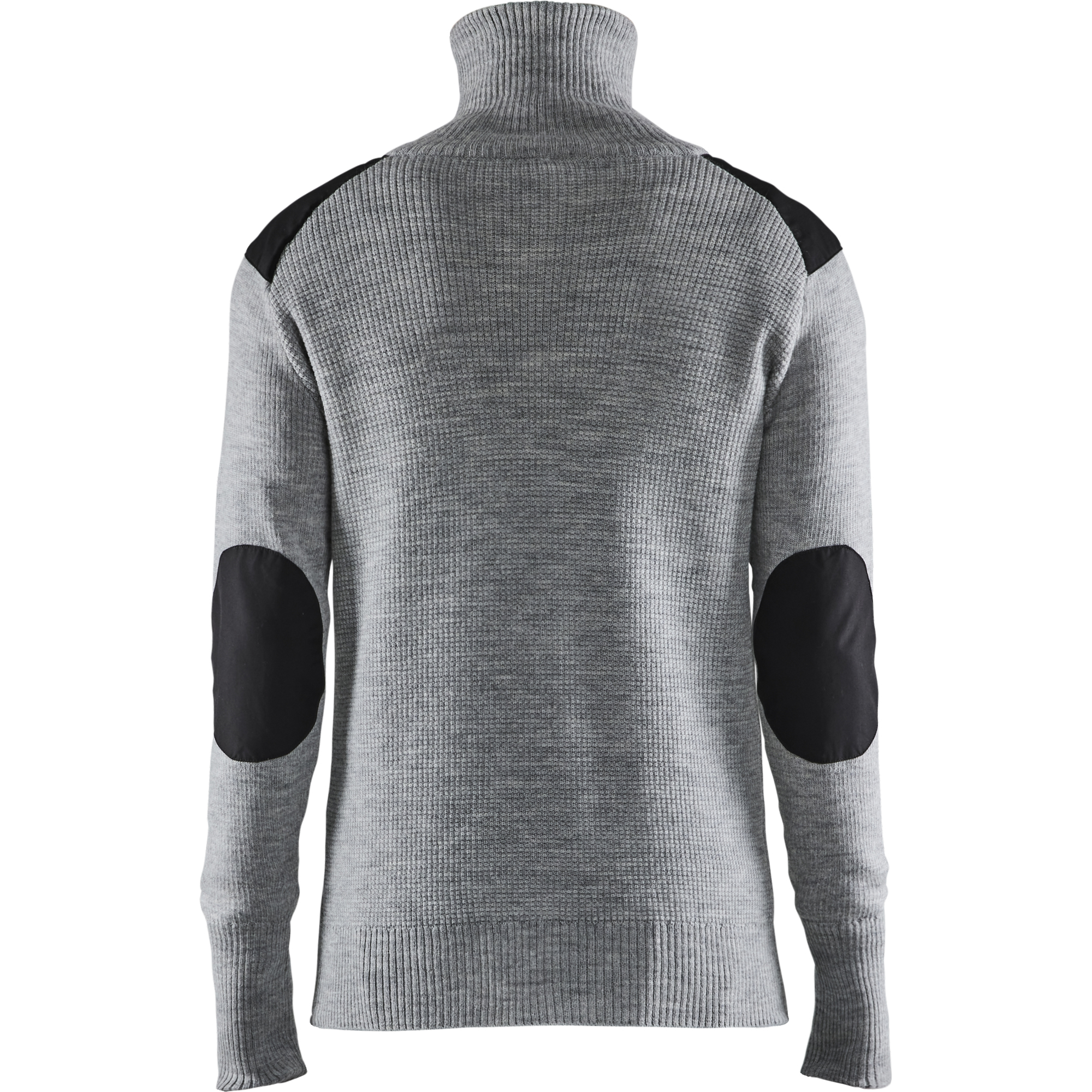 Blaklader Wool Sweatshirt, Grey Melange/Dark Grey (4)