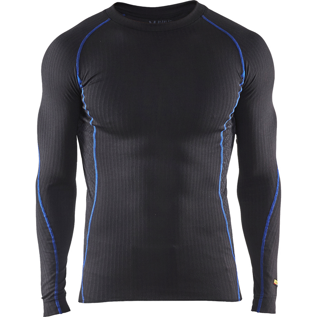 Blaklader Undershirt Light, Black/Cornflower Blue