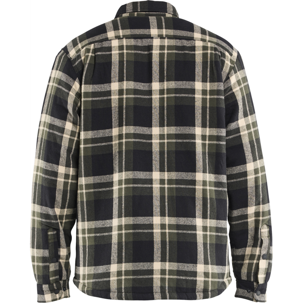 Blaklader Pile Lined Flannel Shirt, Forest Green/Black (4)
