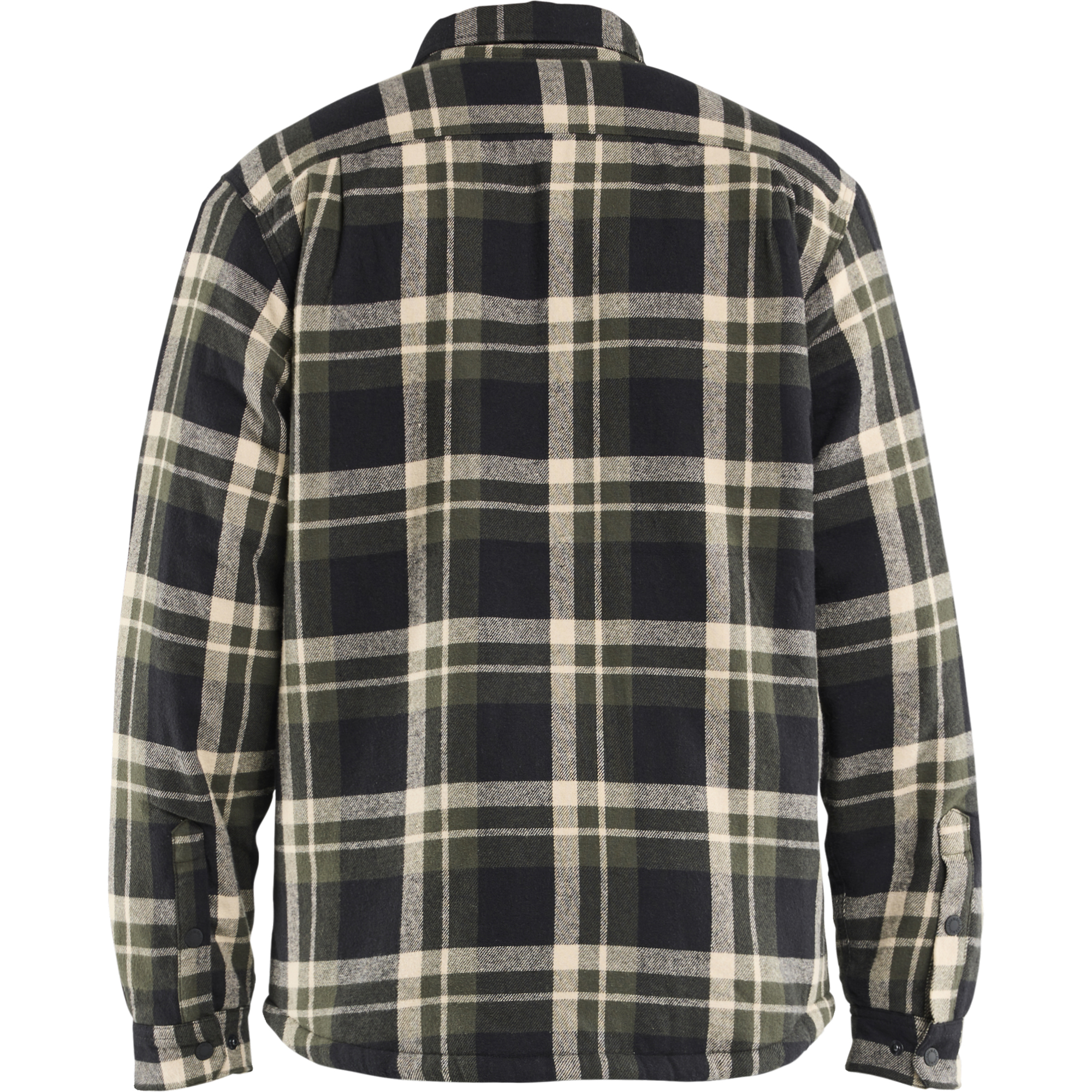 Blaklader Pile Lined Flannel Shirt, Forest Green/Black (4)