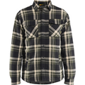 Blaklader Pile Lined Flannel Shirt, Forest Green/Black