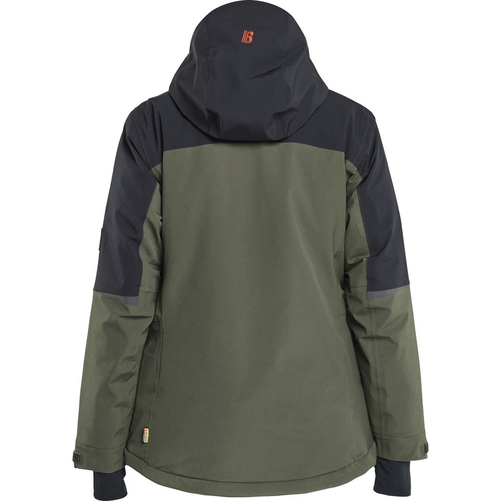 Blaklader STRIKER Ladies Stretch Winter Jacket, Forest Green/Rust (4)