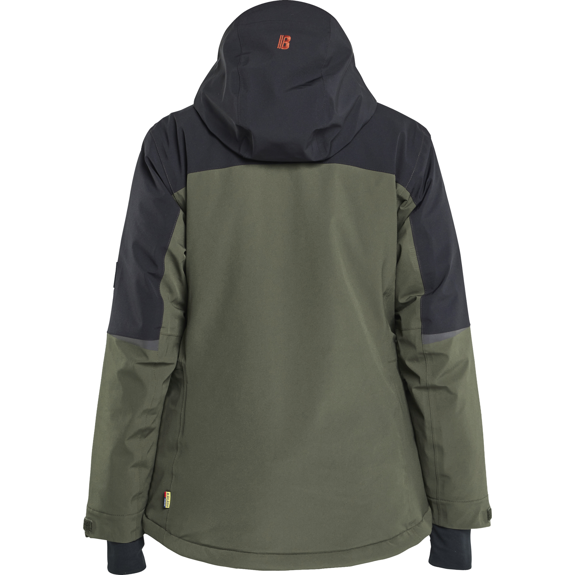 Blaklader STRIKER Ladies Stretch Winter Jacket, Forest Green/Rust (4)