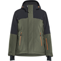 Blaklader STRIKER Ladies Stretch Winter Jacket, Forest Green/Rust