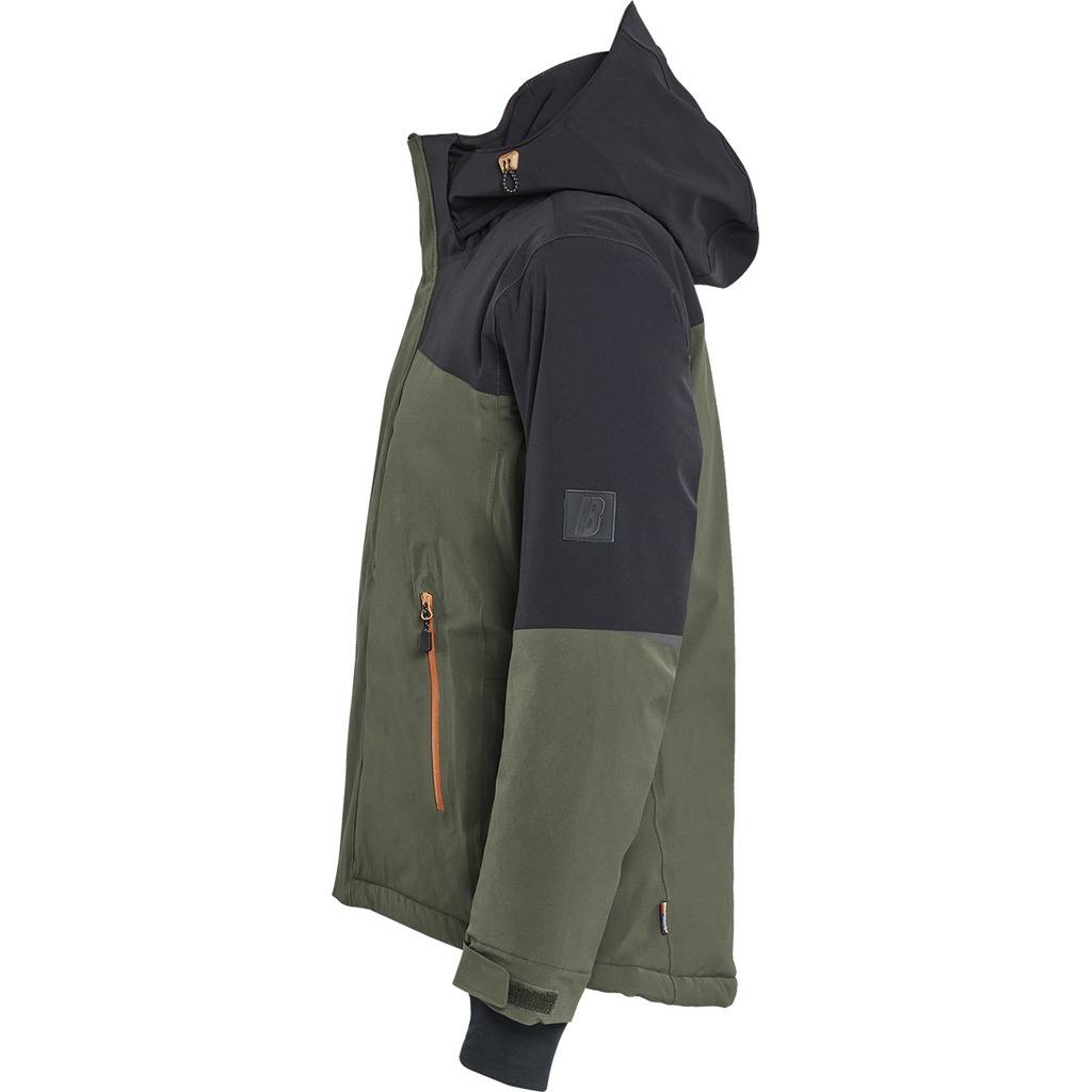Blaklader STRIKER Ladies Stretch Winter Jacket, Forest Green/Rust (3)