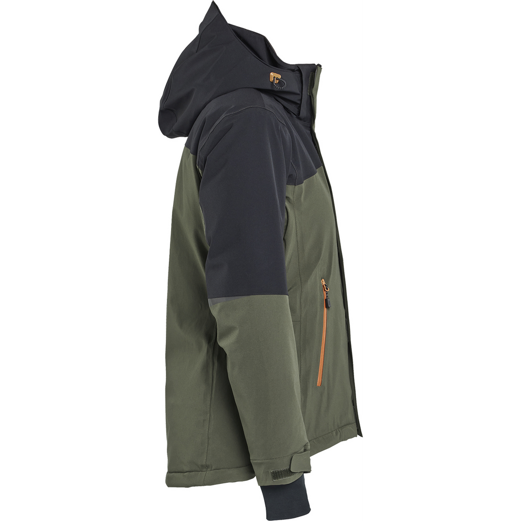 Blaklader STRIKER Ladies Stretch Winter Jacket, Forest Green/Rust (2)