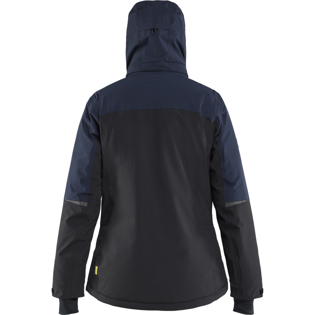 Blaklader Striker Women's Winter Jacket Stretch, Dark Navy/High Vis Yellow (5)