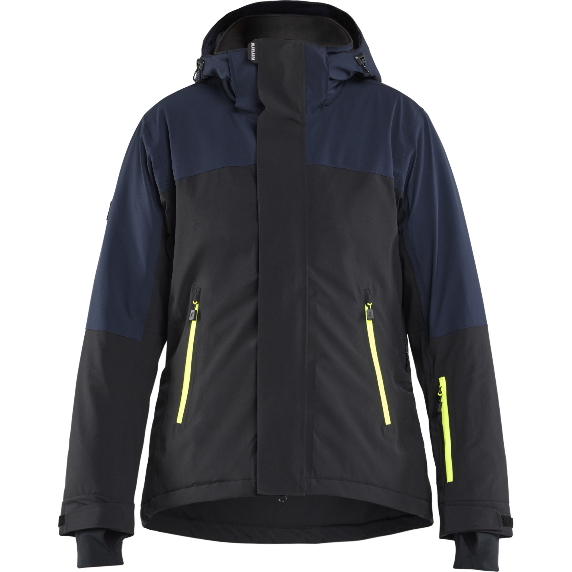Blaklader Striker Women's Winter Jacket Stretch, Dark Navy/High Vis Yellow