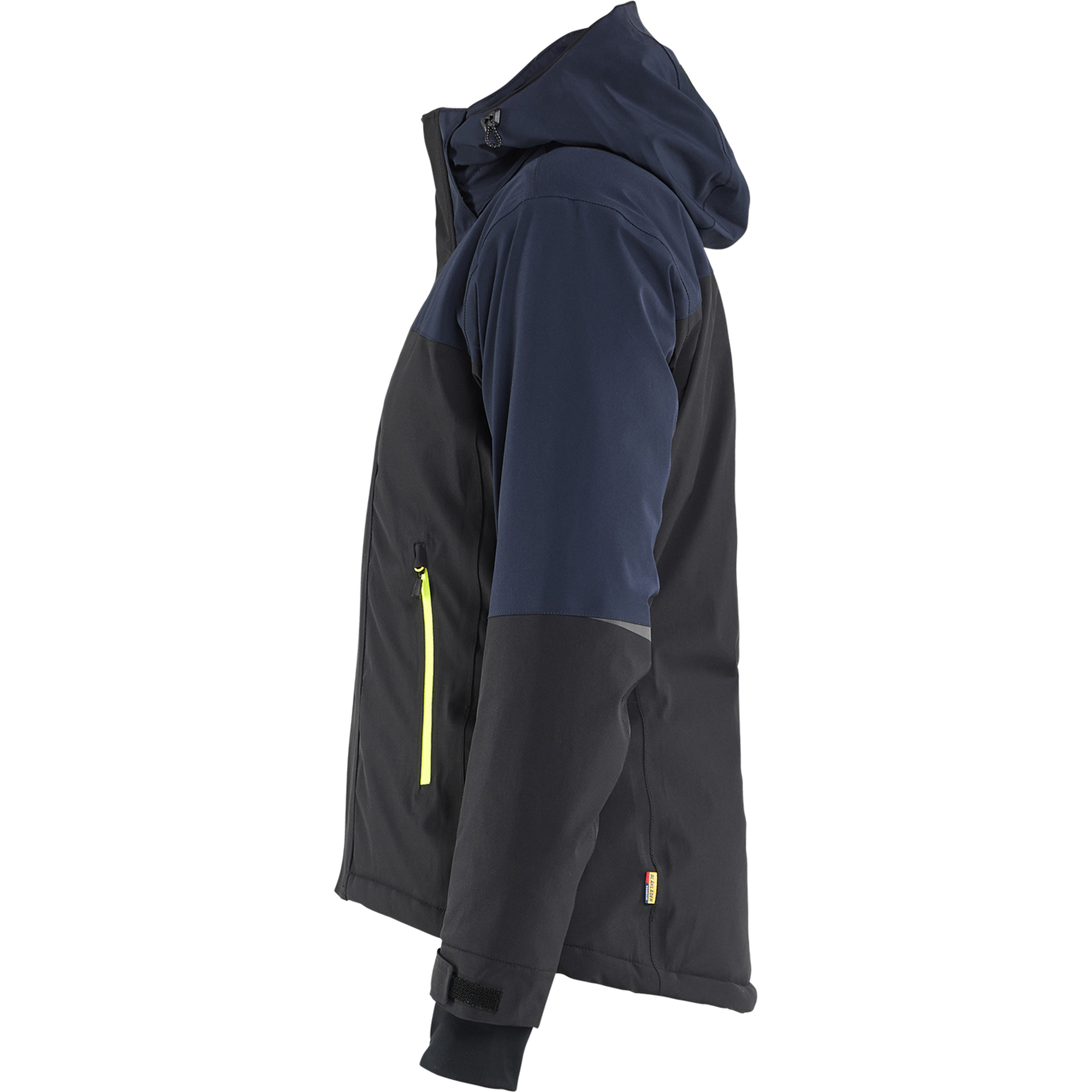 Blaklader Striker Women's Winter Jacket Stretch, Dark Navy/High Vis Yellow (3)