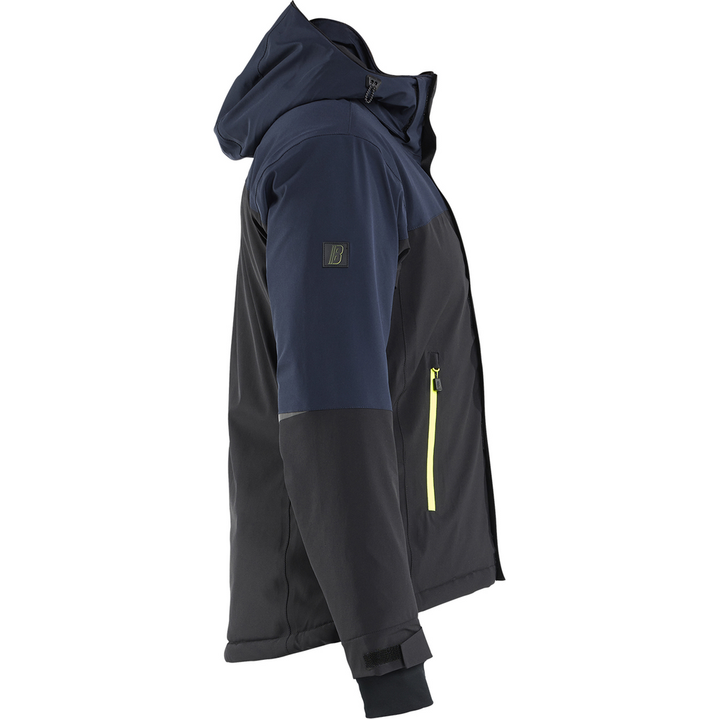Blaklader Striker Women's Winter Jacket Stretch, Dark Navy/High Vis Yellow (2)