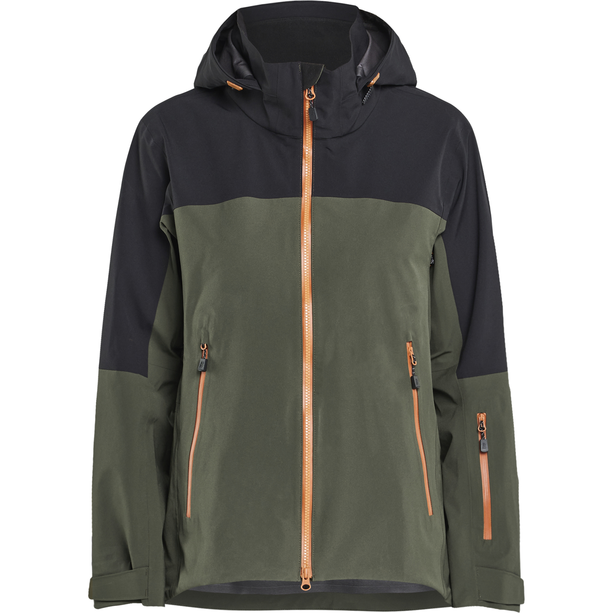 Blaklader STRIKER Ladies Stretch Shell Jacket, Forest Green/Rust