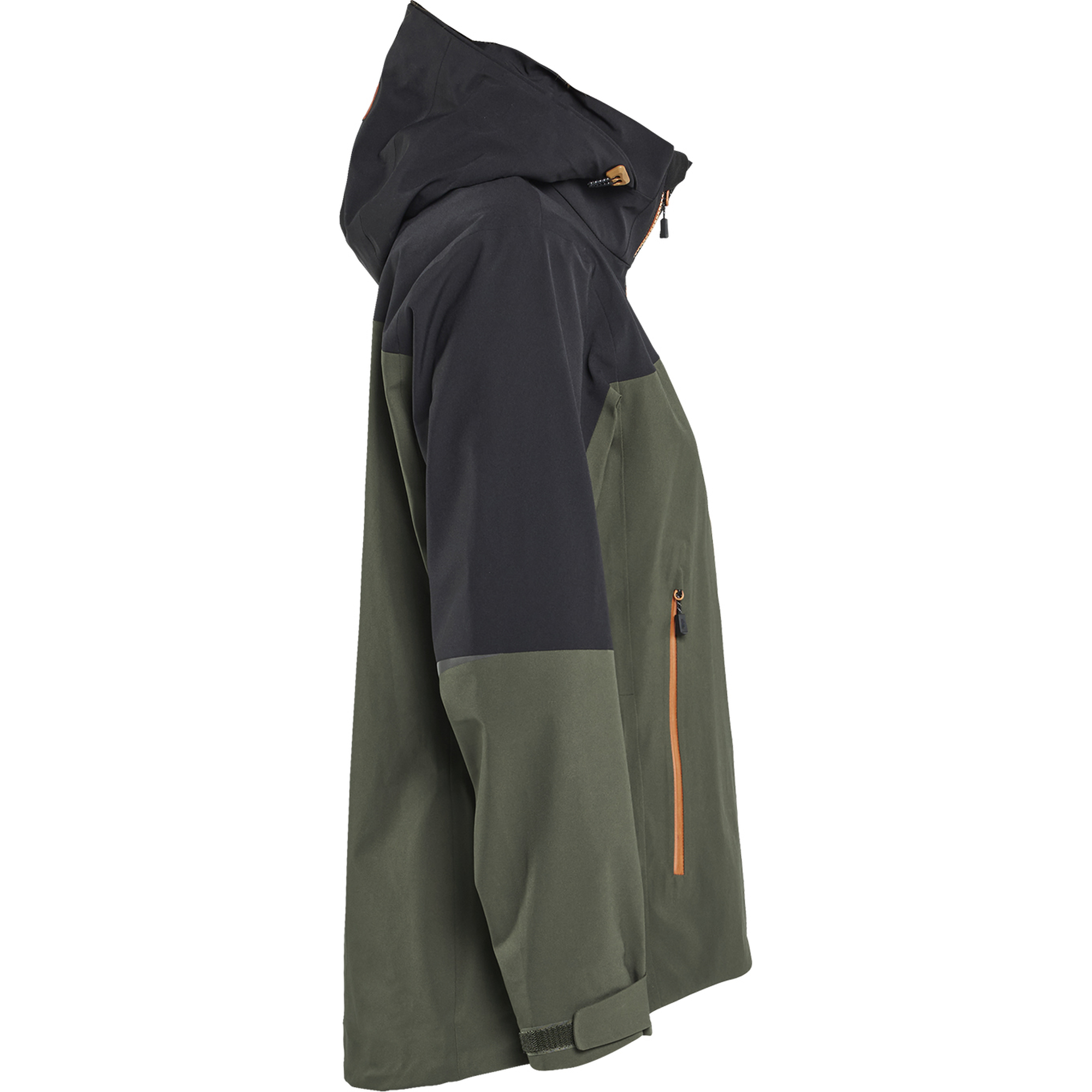 Blaklader STRIKER Ladies Stretch Shell Jacket, Forest Green/Rust (2)