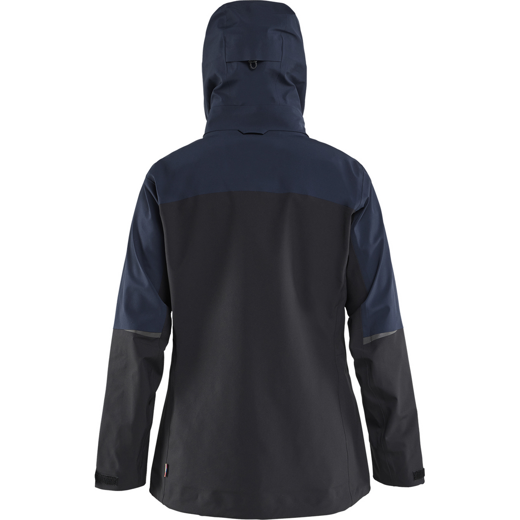 Blaklader Striker Ladies Stretch Shell Jacket, Dark Navy/High Vis Yellow (5)