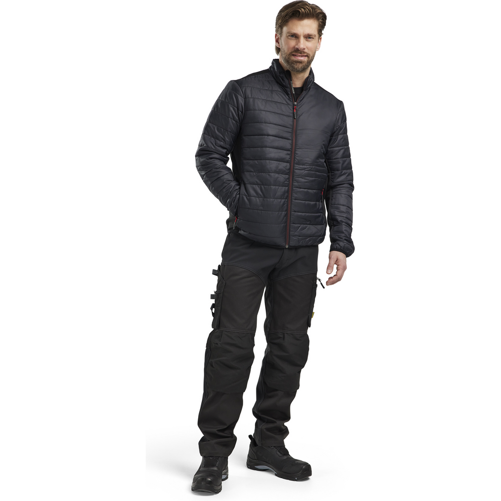 Blaklader Lined Jacket, Black/Red (5)