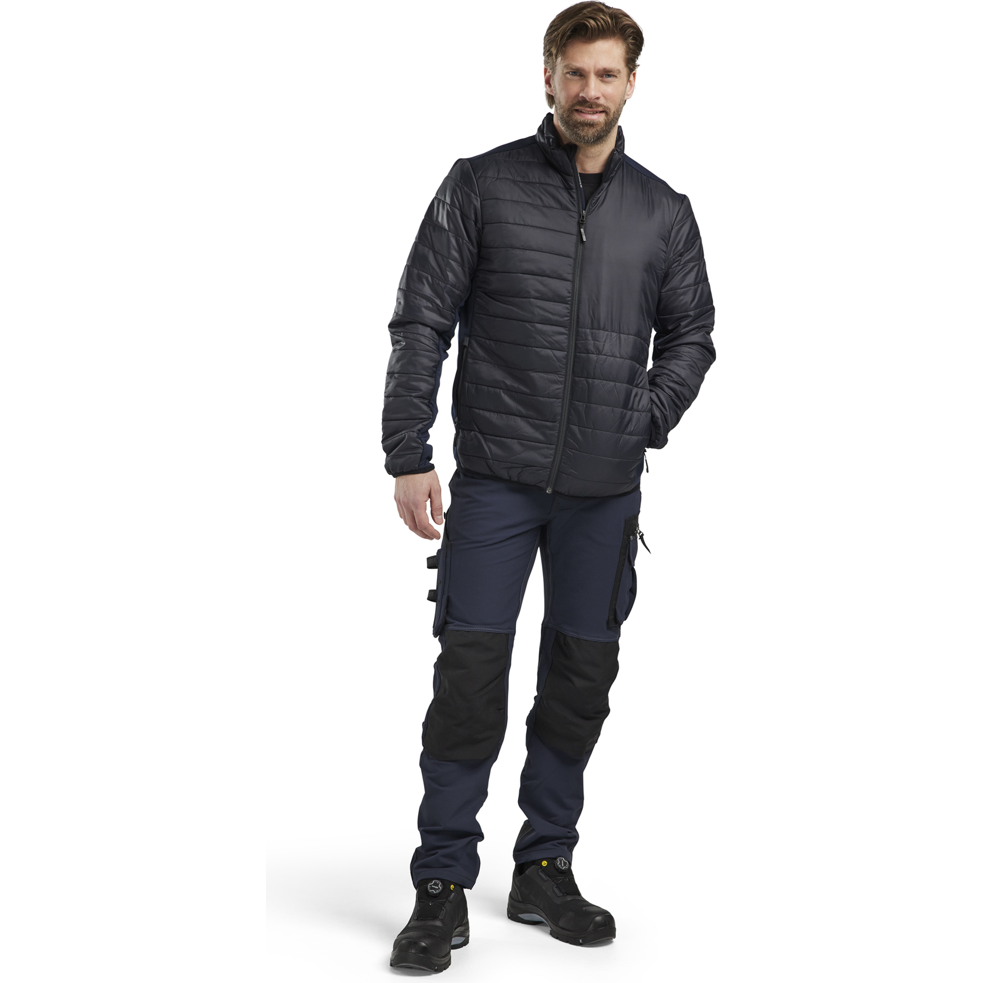 Blaklader Lined Jacket, Black/Dark Navy (5)