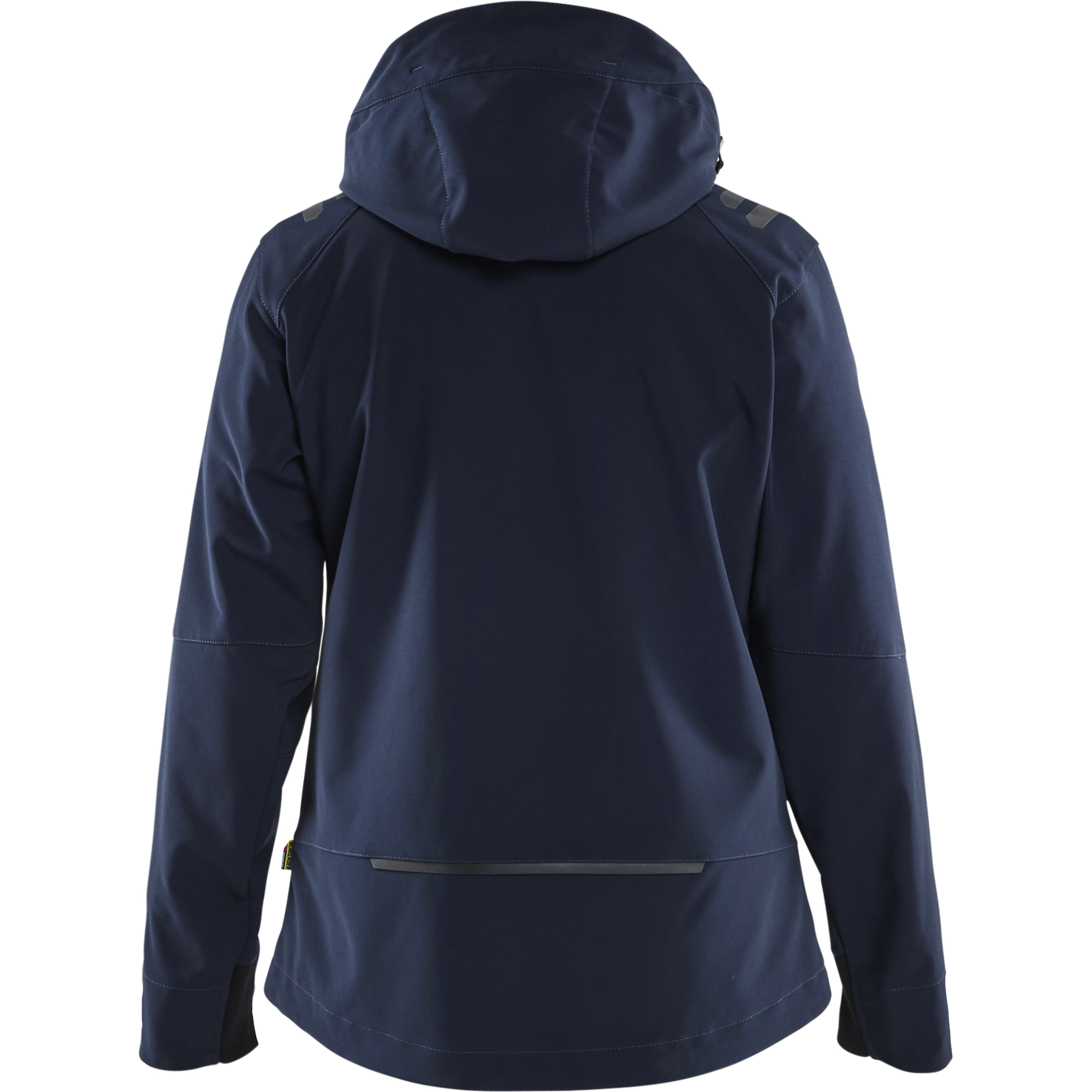 Blaklader Women's Softshell Jacket, Dark Navy/Yellow (4)