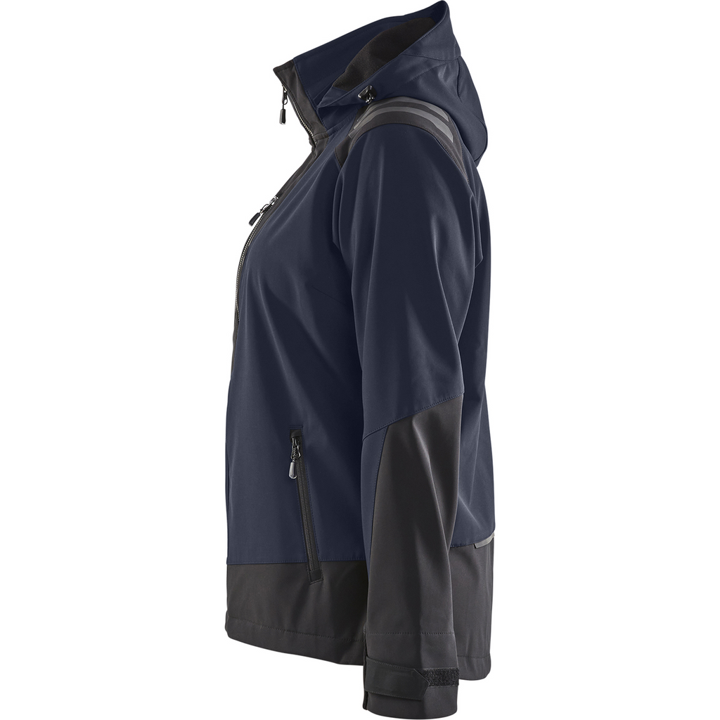 Blaklader Ladies Softshell Jacket, Dark Navy/Black (3)
