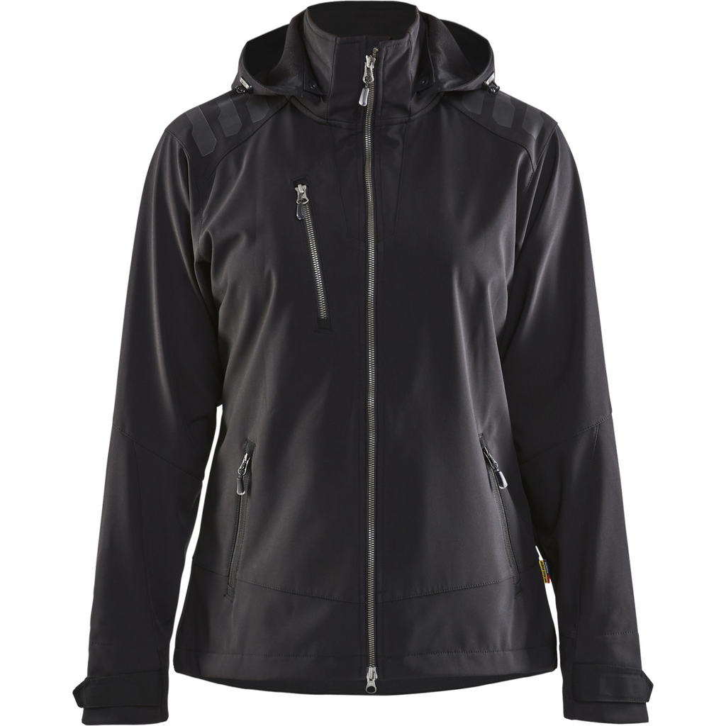 Blaklader Ladies Softshell Jacket, Black