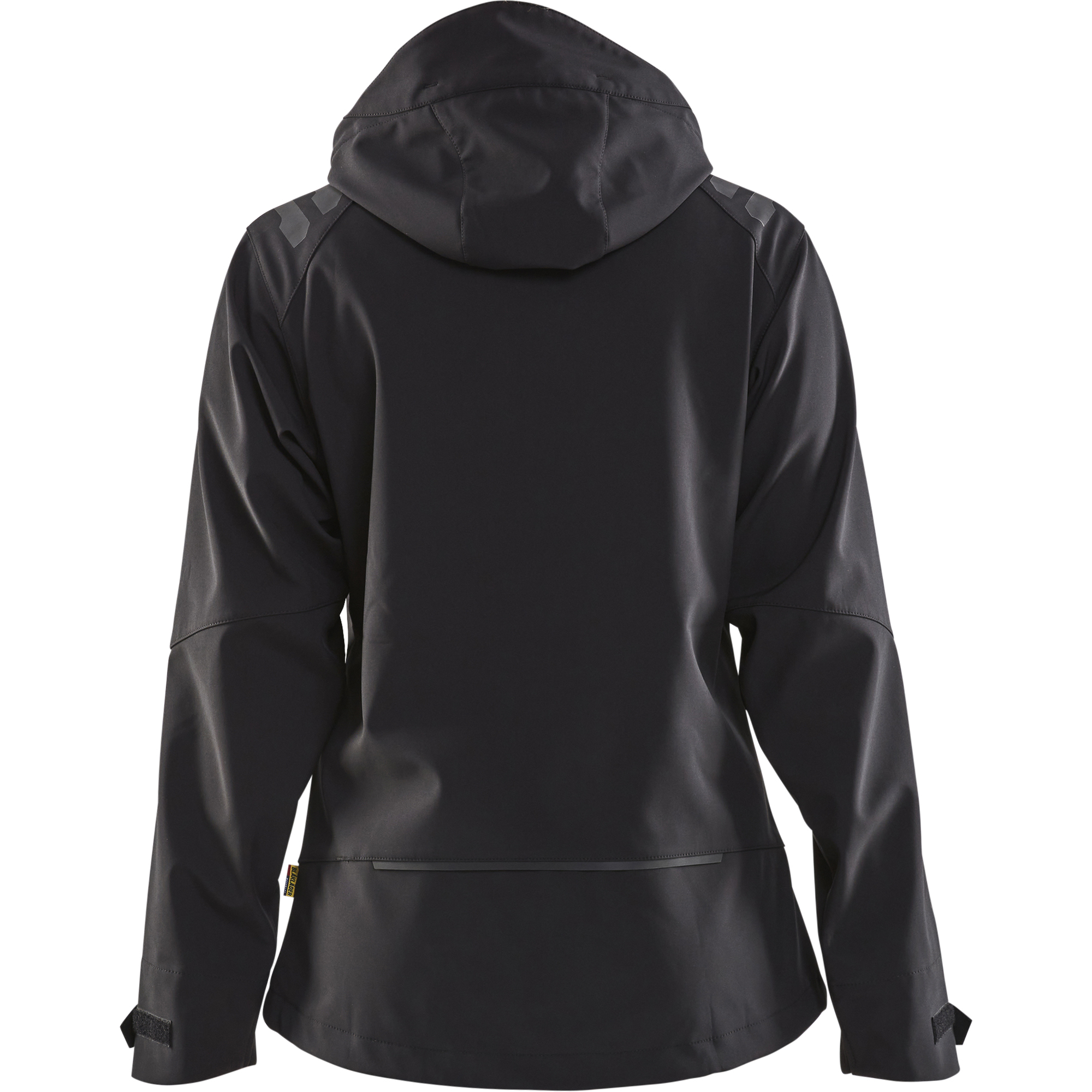 Blaklader Women's Softshell Jacket, Black/Yellow (4)