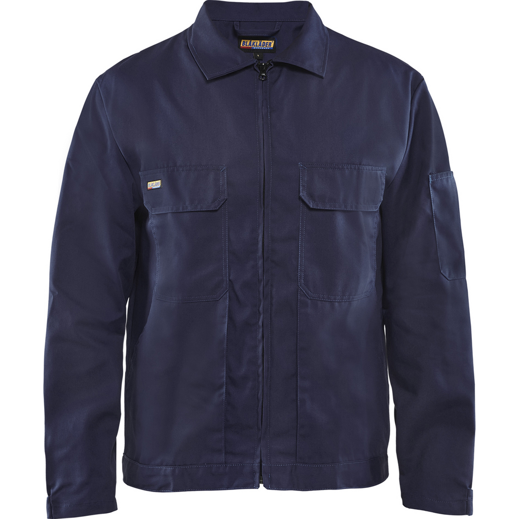 Blaklader Cotton Waist Jacket, Navy Blue
