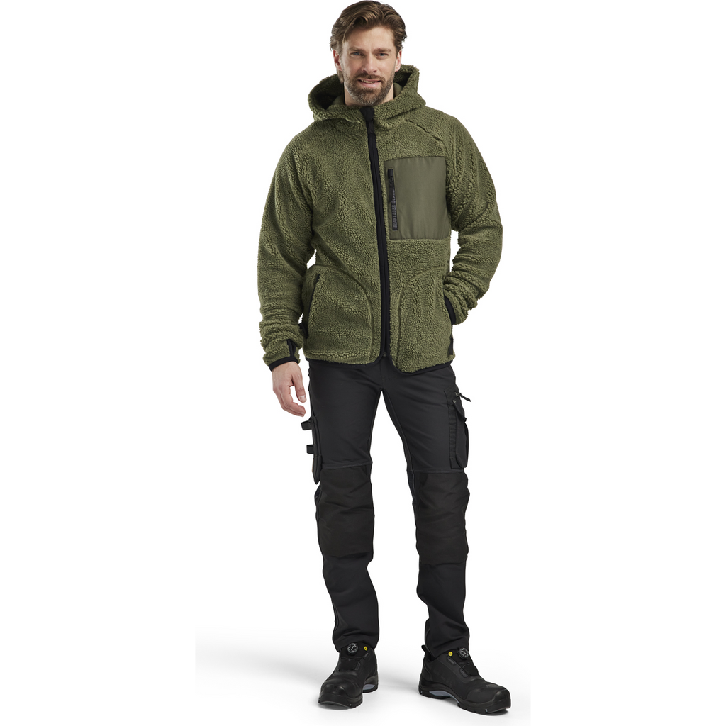 Blaklader Pile Jacket, Autumn Green (5)