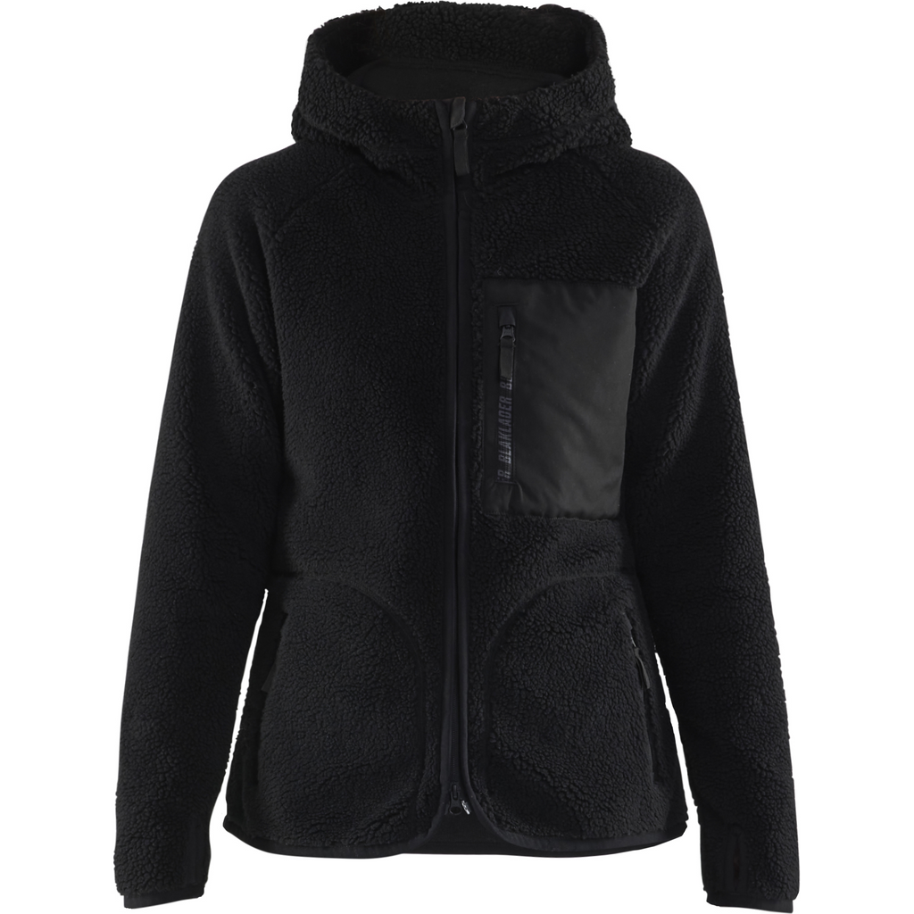 Blaklader Ladies' Pile Jacket, Black