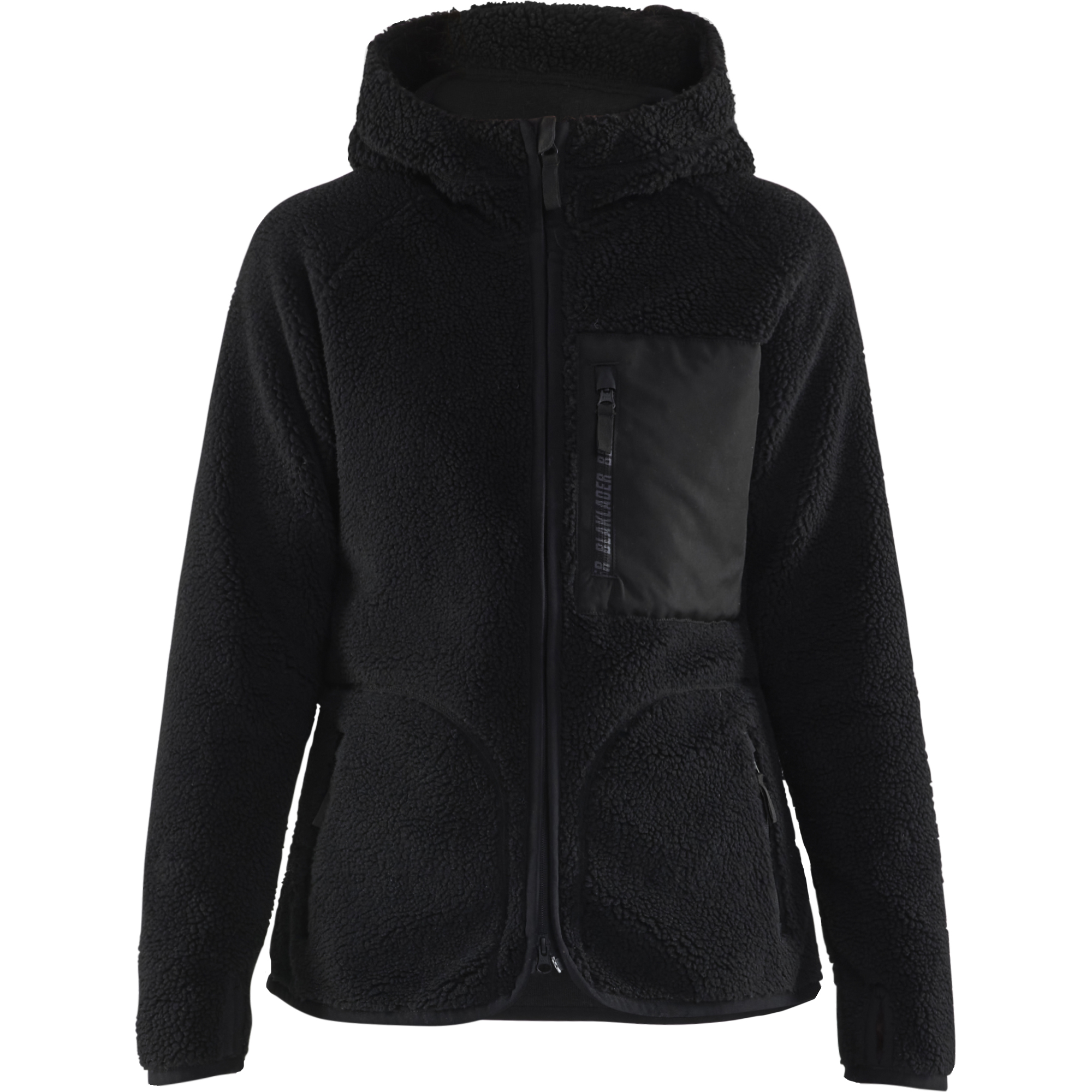 Blaklader Ladies' Pile Jacket, Black