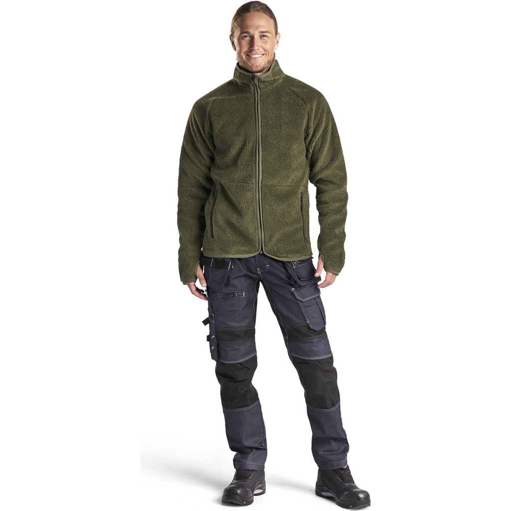 Blaklader Pile Jacket, Autumn Green (5)