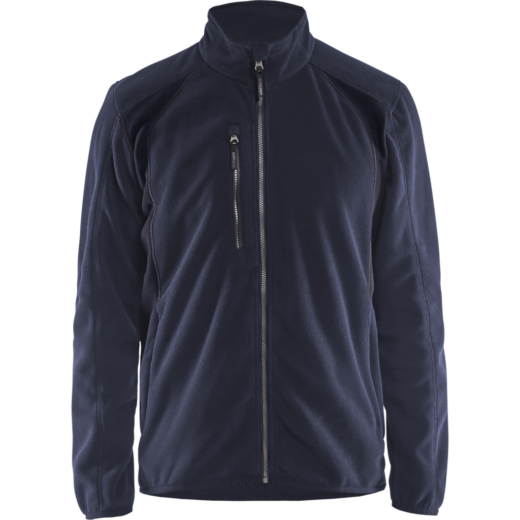 Blaklader Fleece Jacket, Dark Navy/Black