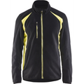 Blaklader Fleece Jacket, Black/Yellow