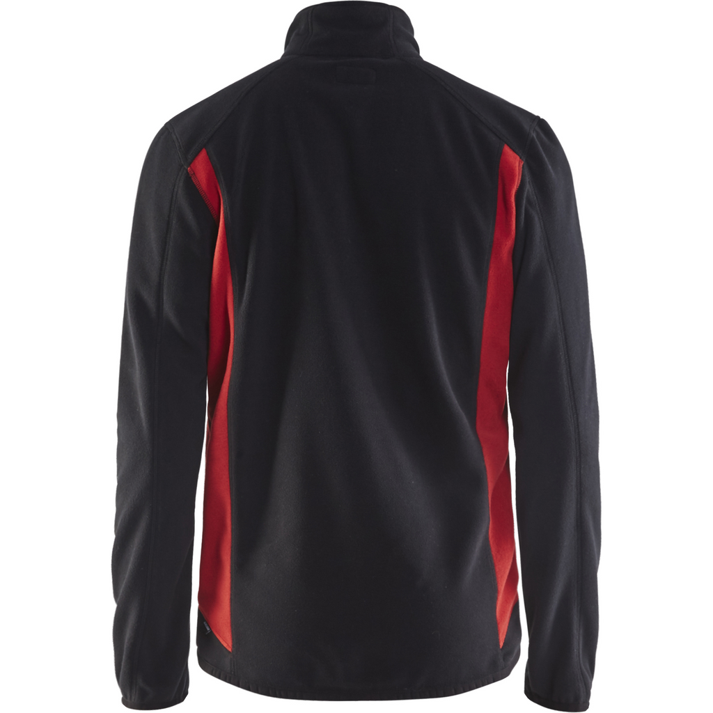 Blaklader Fleece Jacket, Black/Red (3)