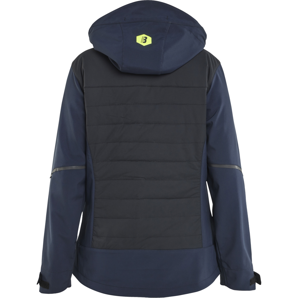 Blaklader Ladies Hybrid Jacket, Dark Navy/Yellow (4)